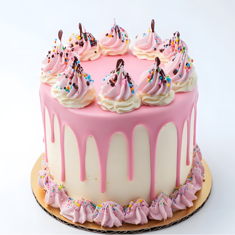 Pink cake