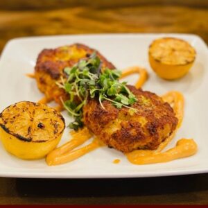 Geechee Girl Lump Crab with Lobster Cake