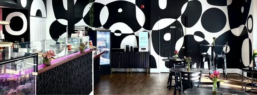 Interior of Crave Bakery and Coffee Bar in Norfolk, Virginia